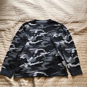Black Camo Faded Glory Top